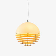 Esme Orange Layered Acrylic Pendant Lamp-Neutral Decor