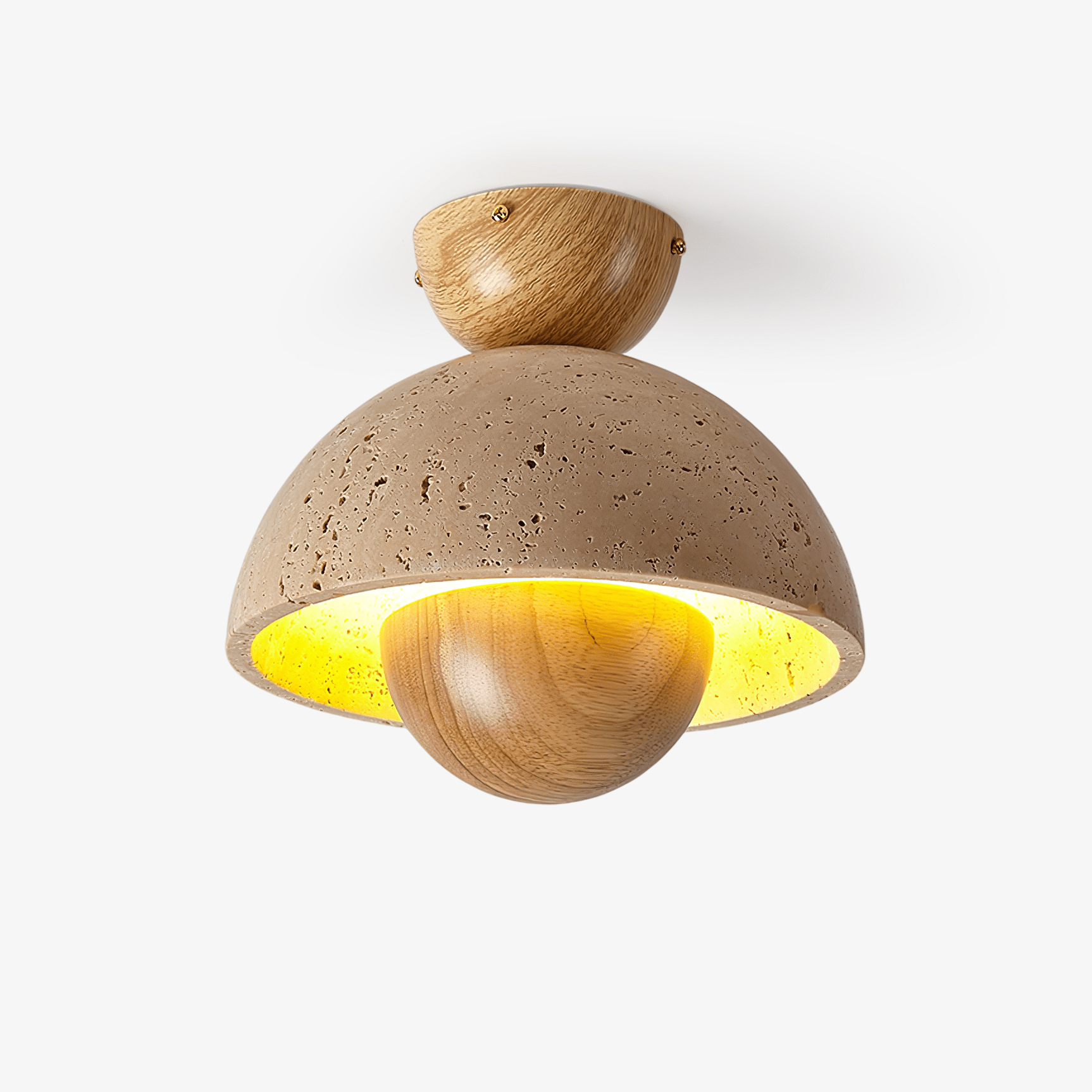 Cadorisra Travertine Ceiling Light-Neutral Decor