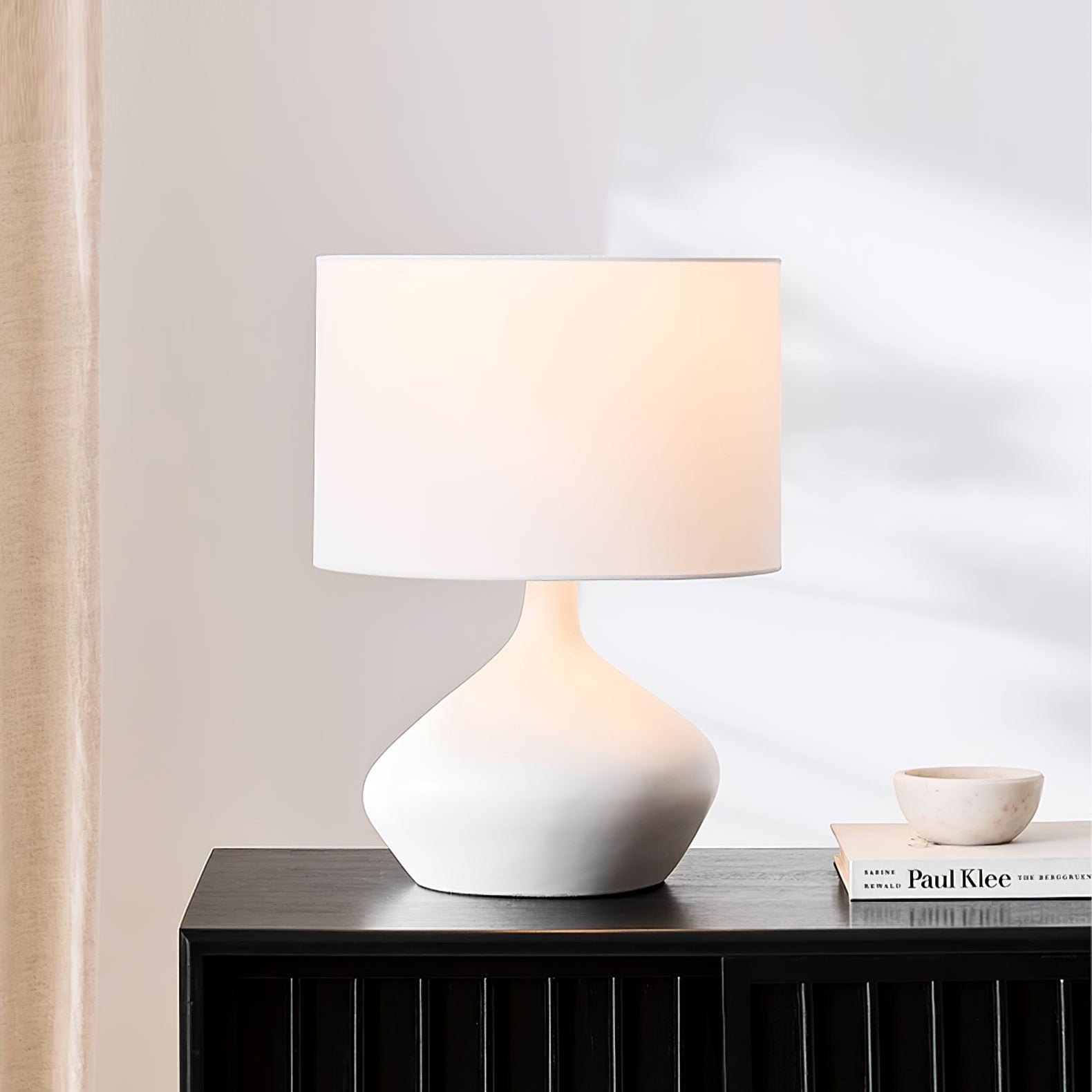Jean Modern Ceramics Table Lamp-Neutral Decor