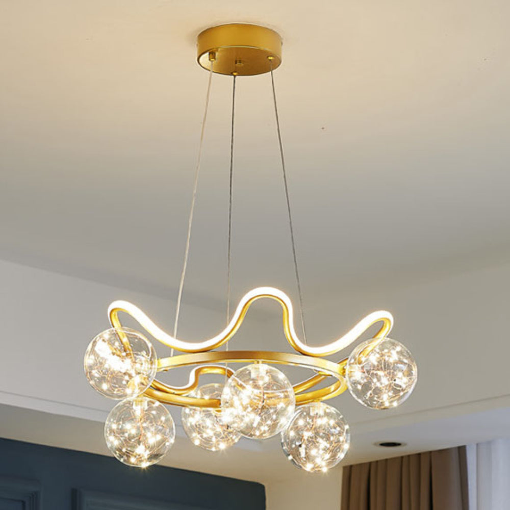 Arisha Nordic Creative Star Pendant Light Metal Living Room/Restaurant - Neutral Decor