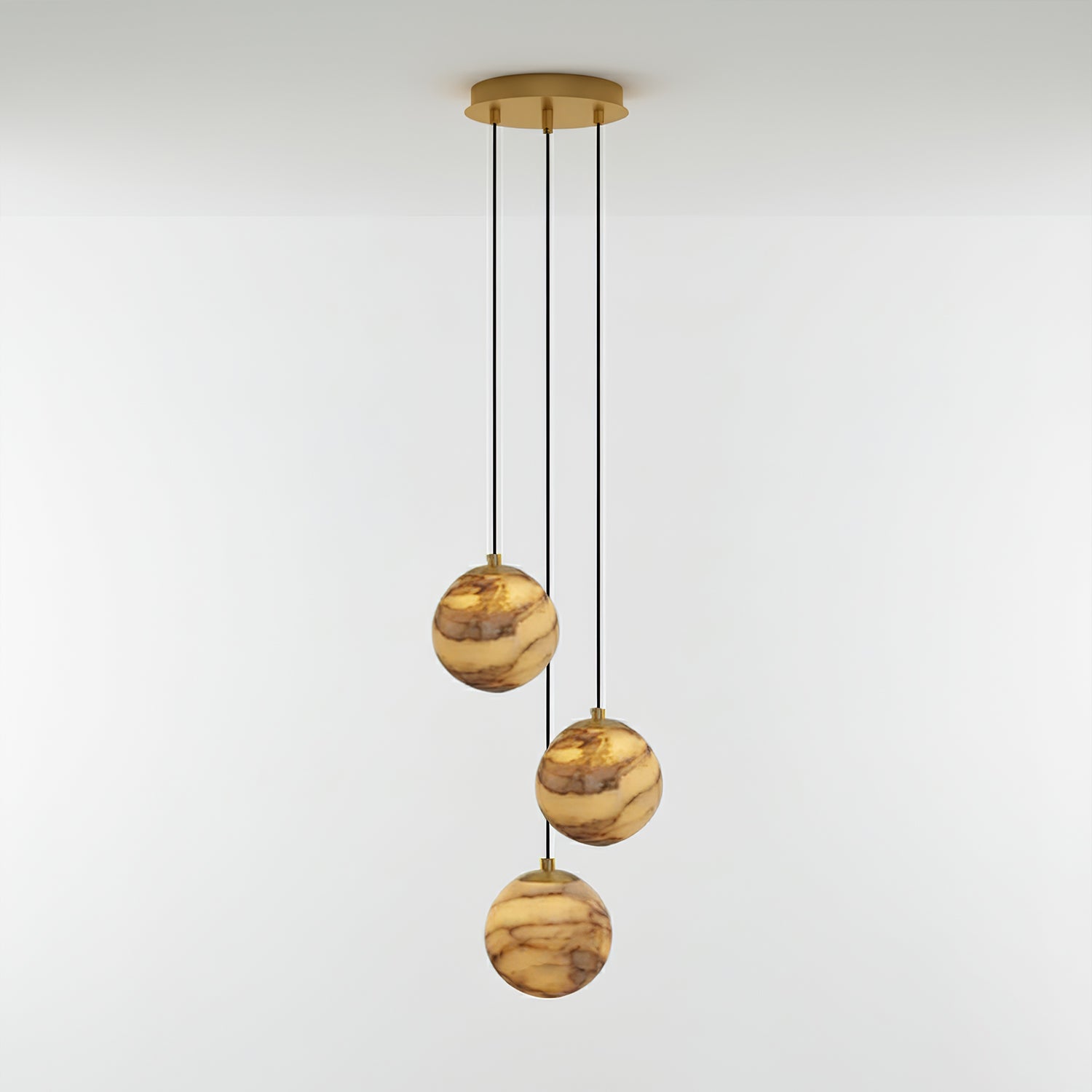 Sultana Alabaster Cluster Chandelier-Neutral Decor