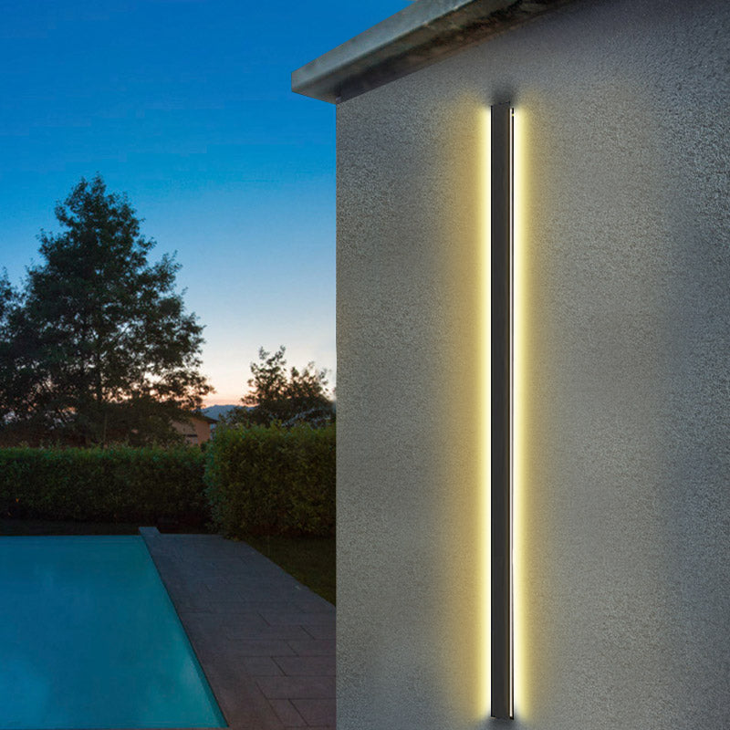 Teres LED Long Linear Minimalist Outdoor Wall Lights