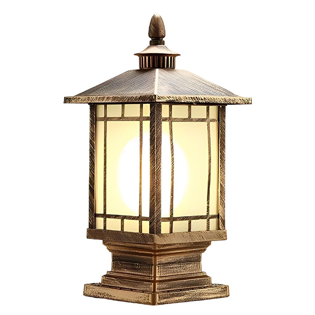 Gerret Retro Creative Outdoor Fence Pillar Lamp