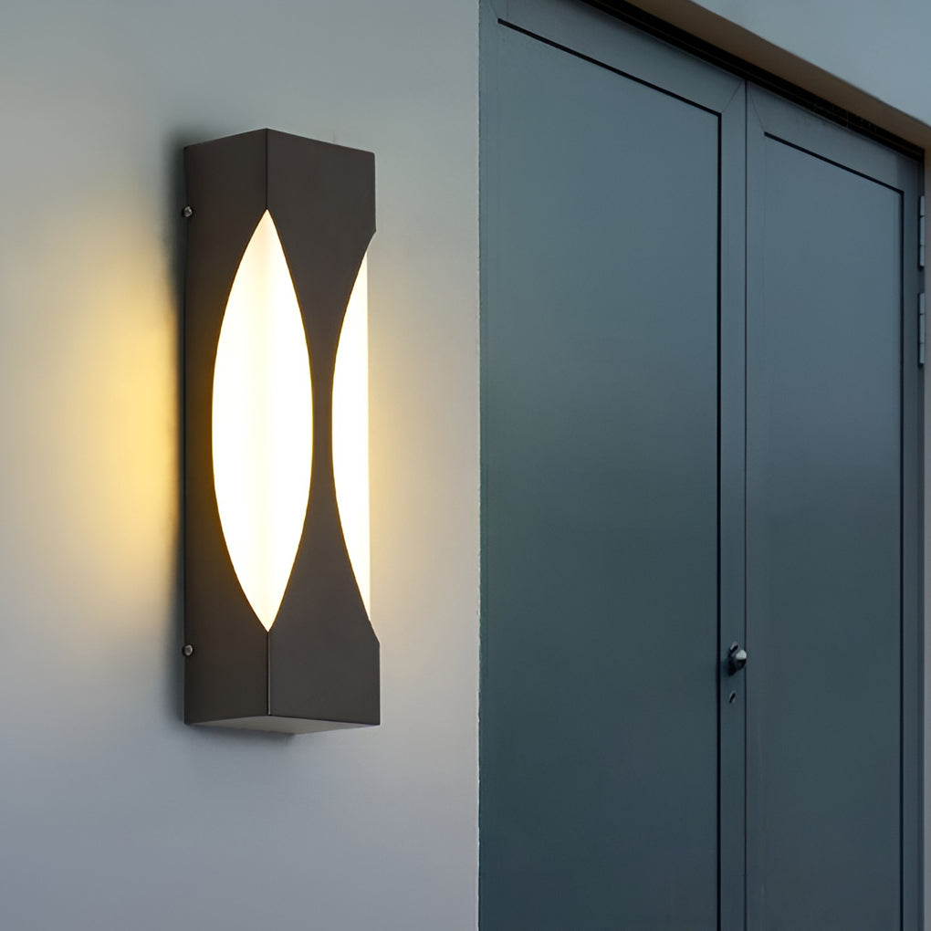 Creative Rectangular Modern Outdoor Wall Sconce
