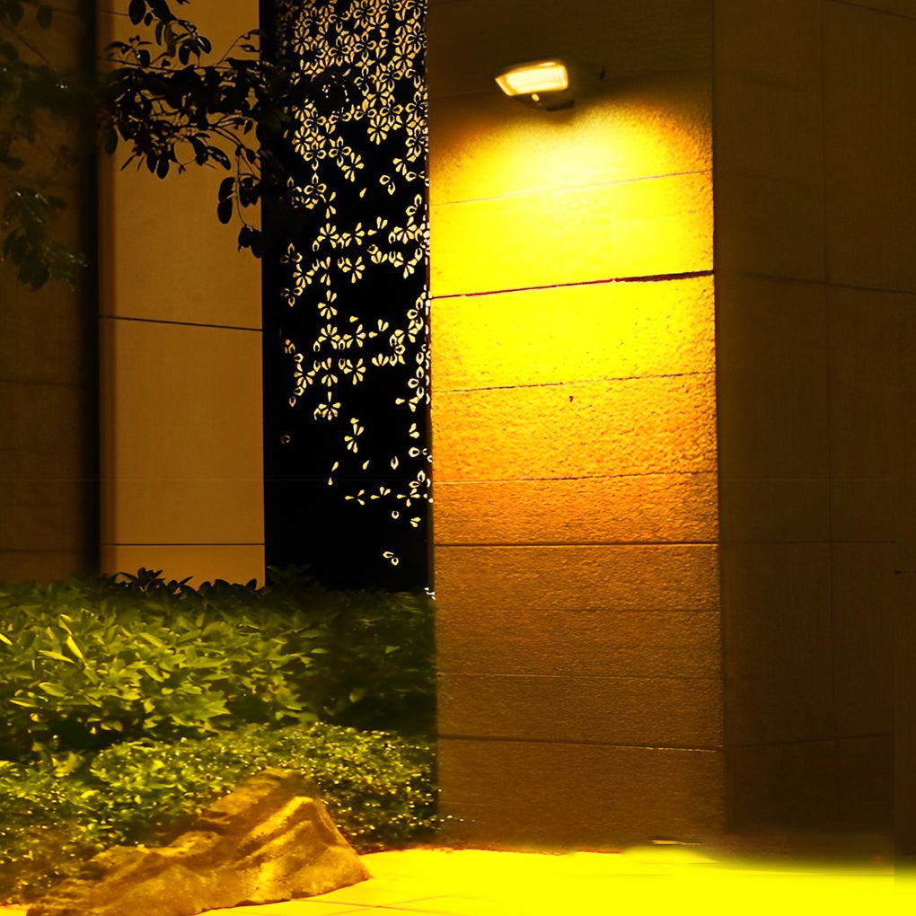 Mildre Motion Sensor Adjustable Solar ABS Outdoor Wall Lamp