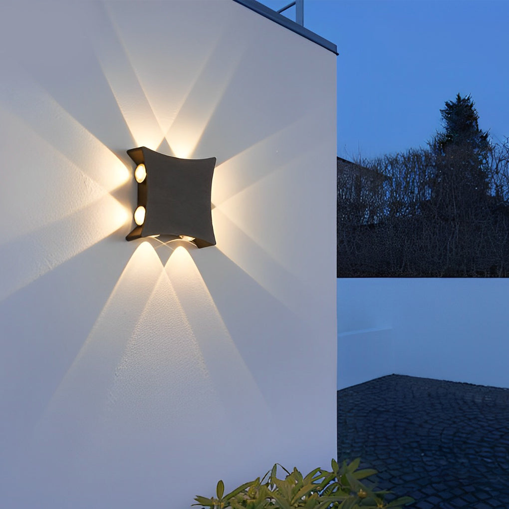 Honour Unique Four Way Outdoor Wall Light