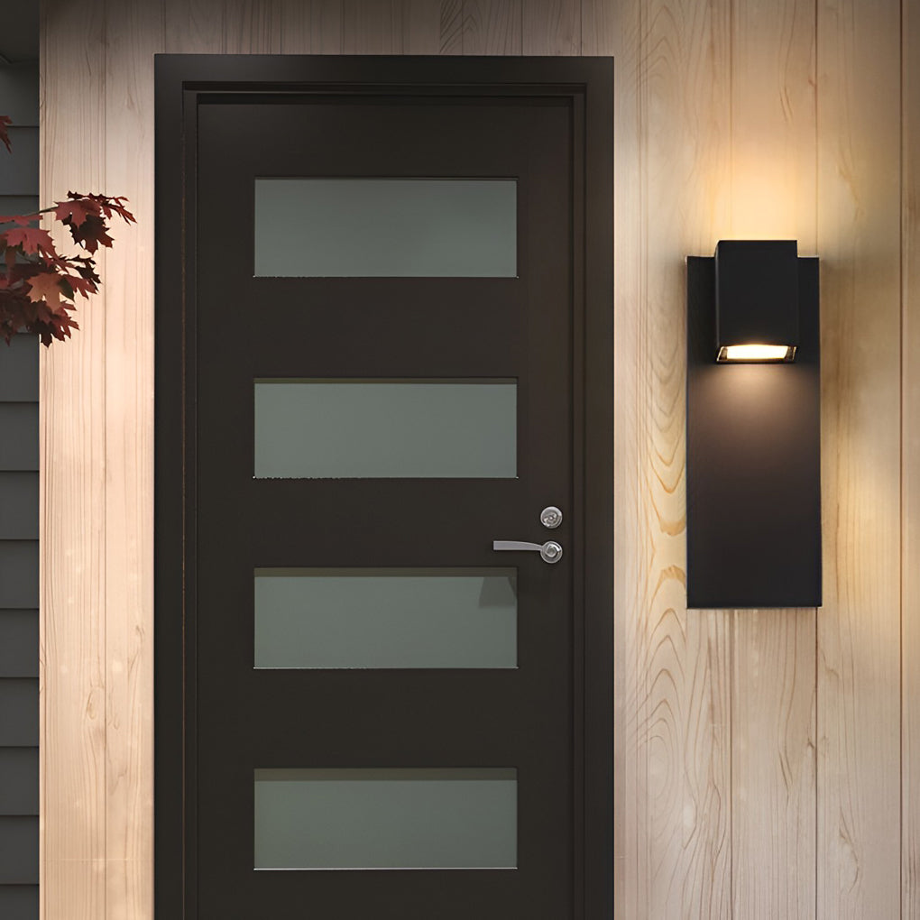 Eriny Square LED Modern Outdoor Wall Sconce Light