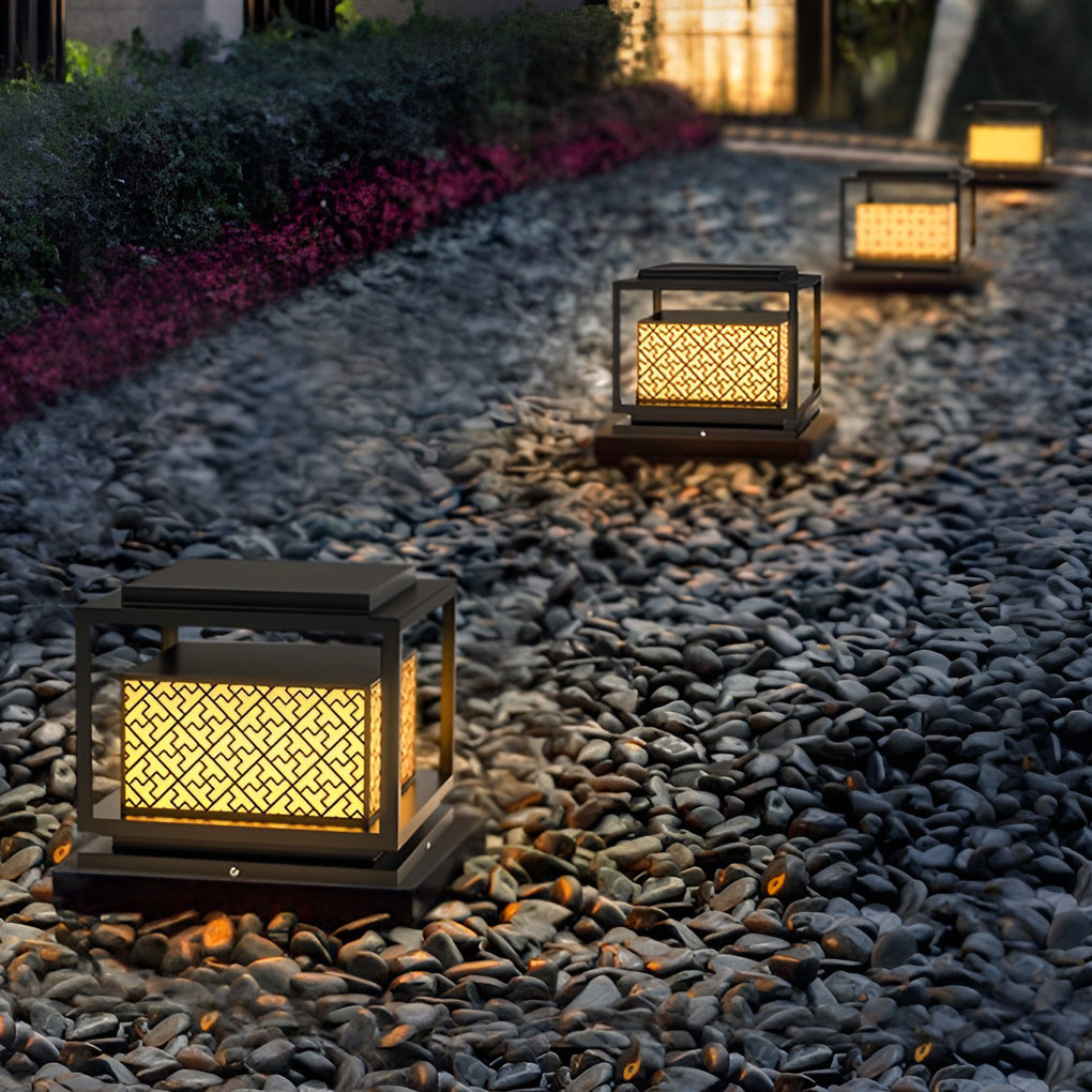 Hetty Square Modern Solar Outdoor Light