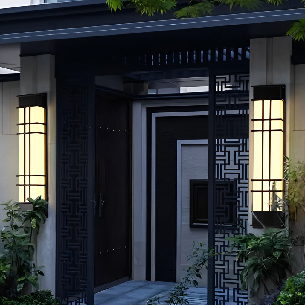 Loisa Retro Rectangular LED Traditional Outdoor Wall Lamp