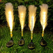 Sorrul Hairy Reed LED Solar Steel Outdoor Lawn Lamps