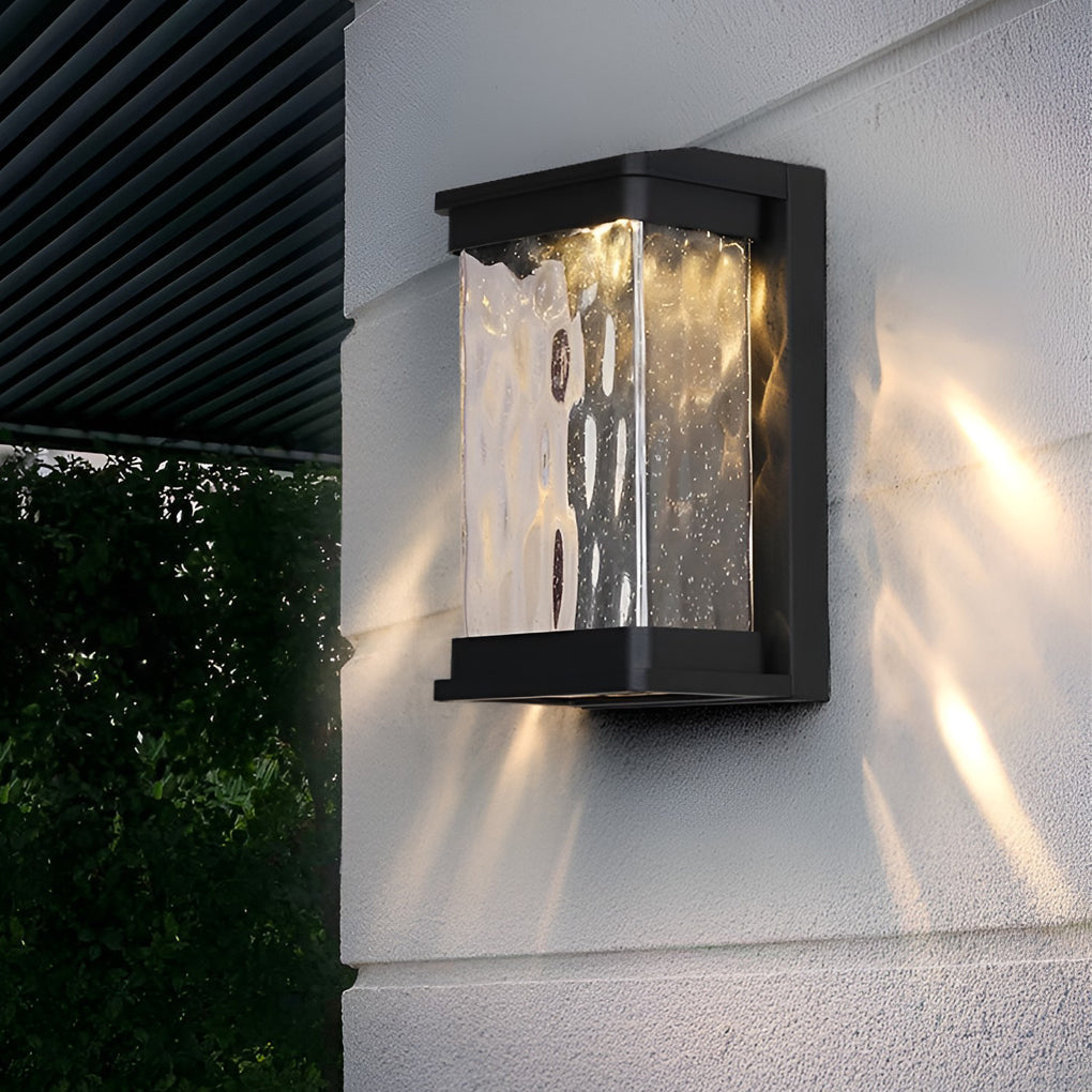 Edric Creative Modern Glass Outdoor Wall Sconce Light