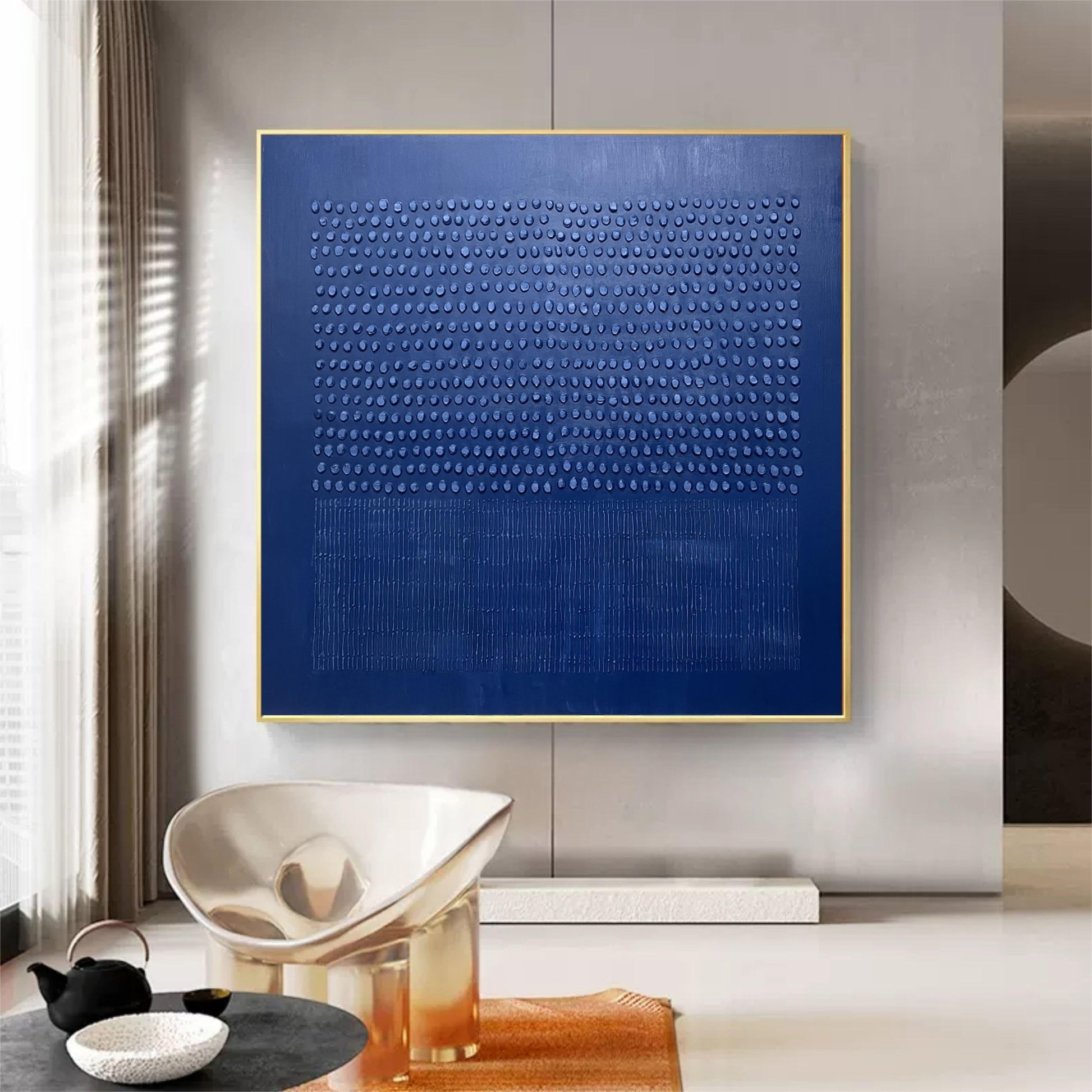 Wall Art Minimalist Textured Geometric - Neutralighting