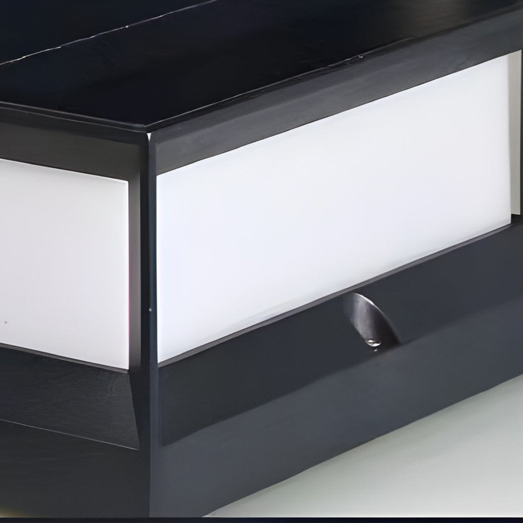 Una Square Unique Modern Solar Outdoor Lights