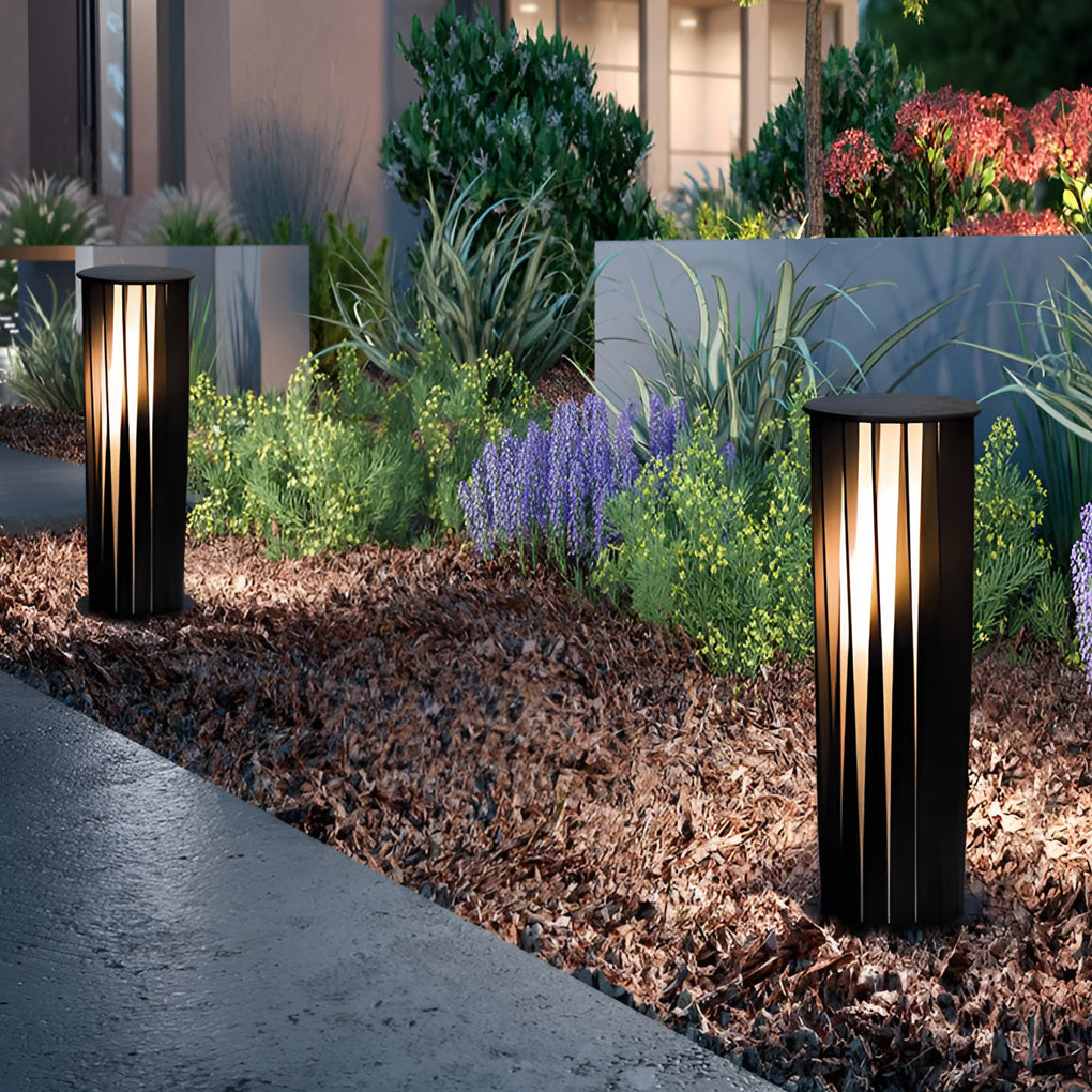 Bethany Geometric Cage LED Outdoor Pathway Lights