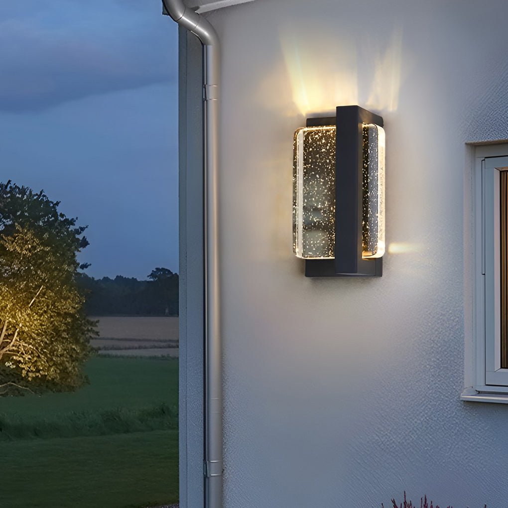 Luminous Creative Modern Crystal Outdoor Wall Lamp