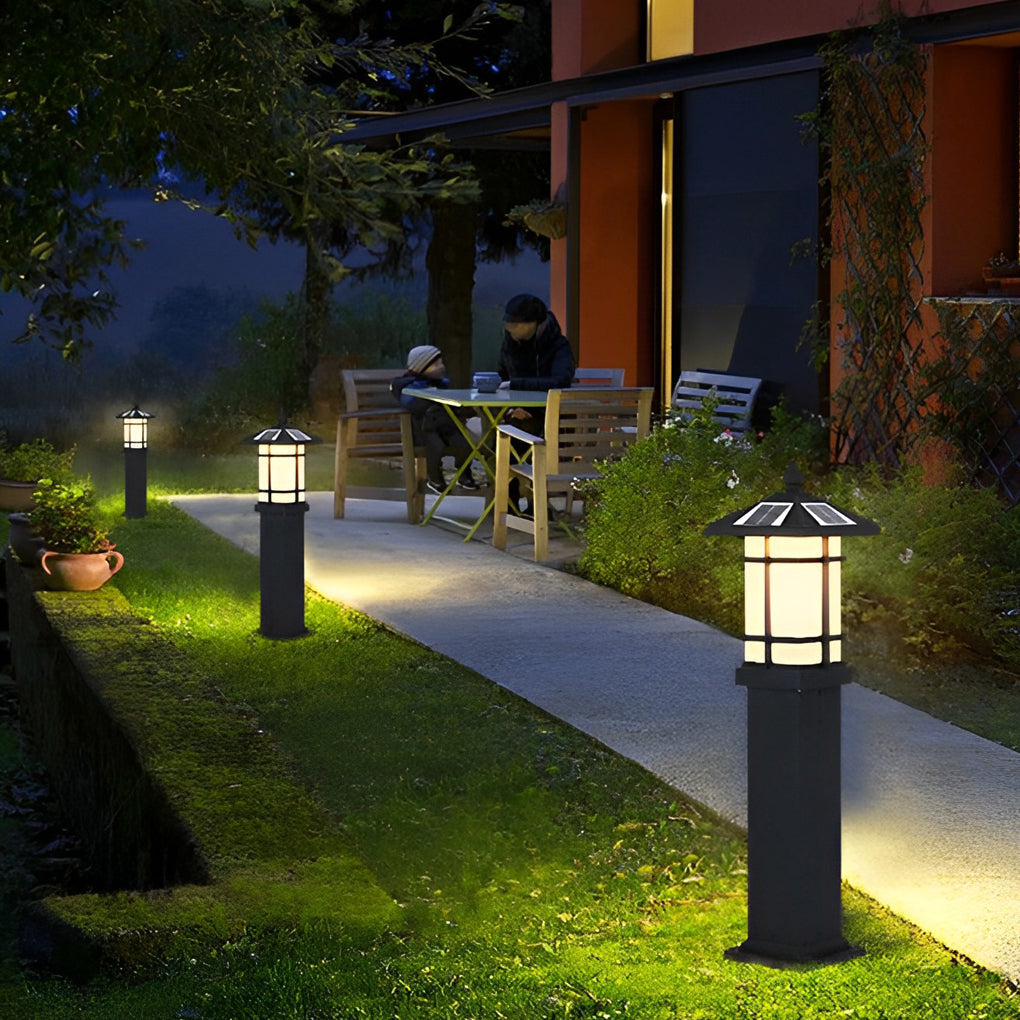 Victria Modern LED Ancient Outdoor Bollard Light