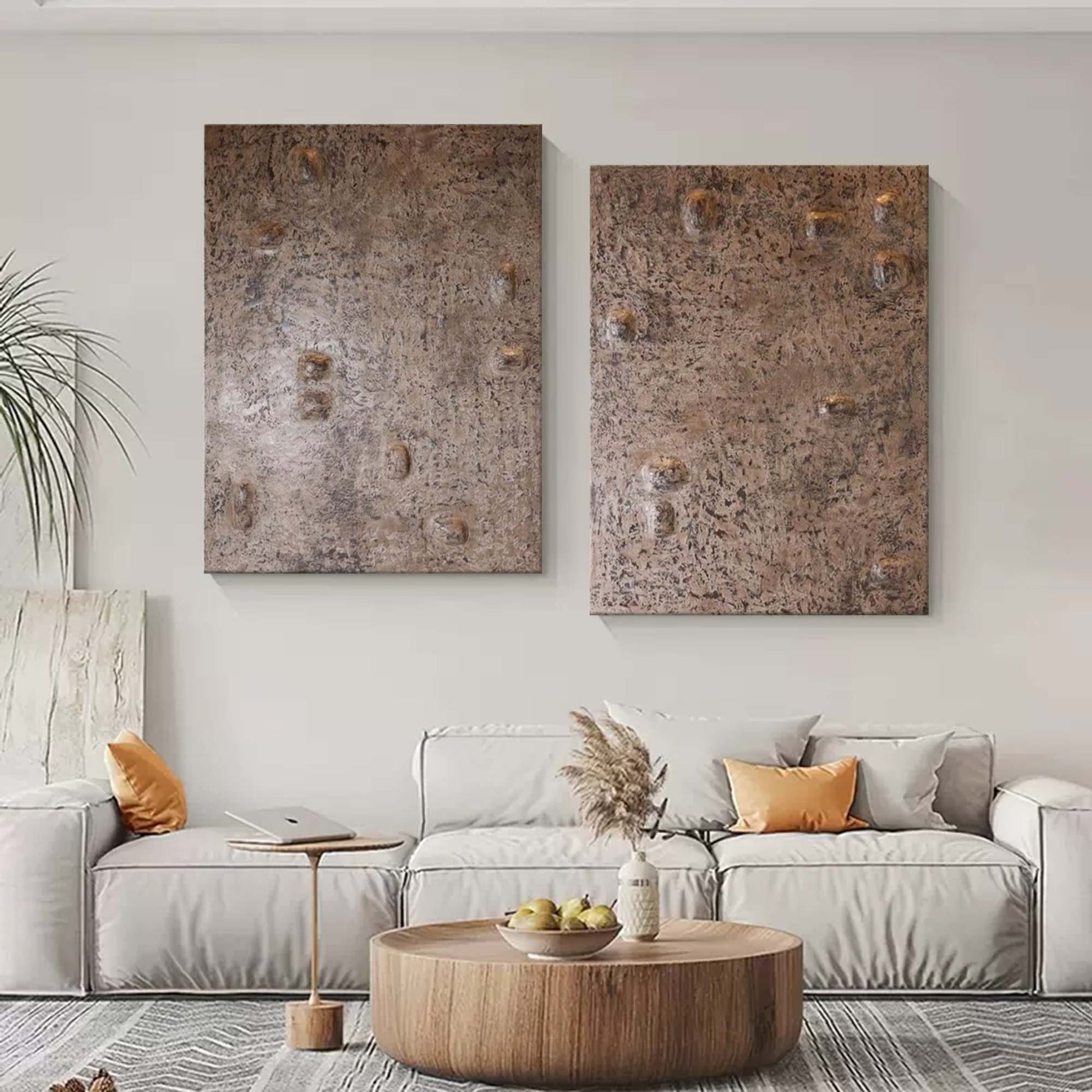 Abstract Painting Set Of 2 SP136 - Neutralighting