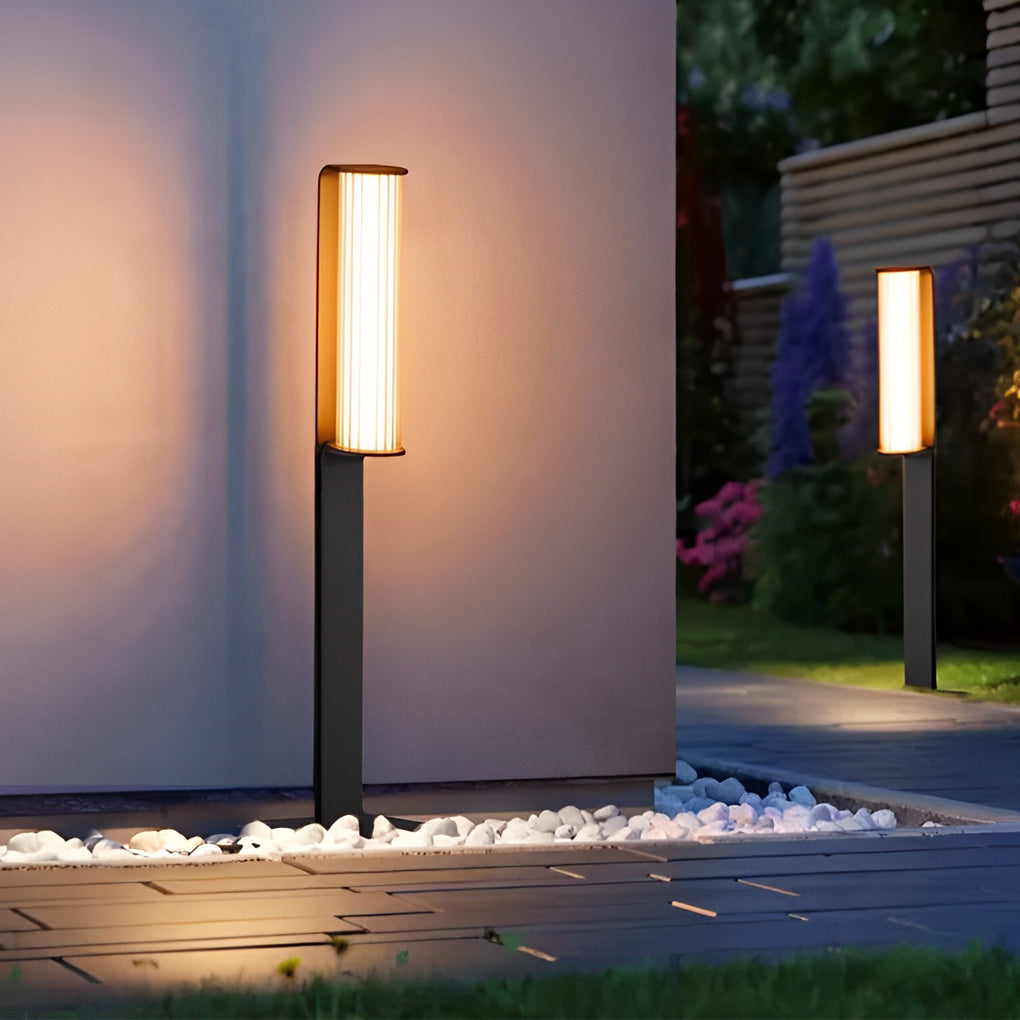 Lucana Cylinder LED Outdoor Pathway Lamp