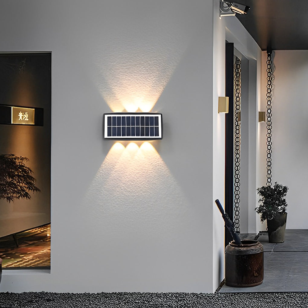 Soldier Rectangular LED Modern ABS Outdoor Wall Lamp