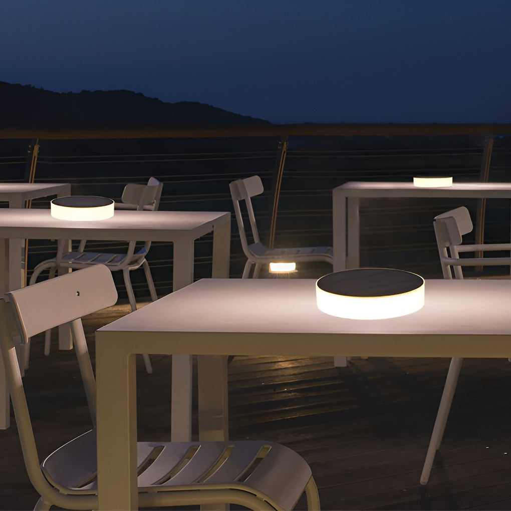Imogene Seamless Disk Elegant LED PC Outdoor Light