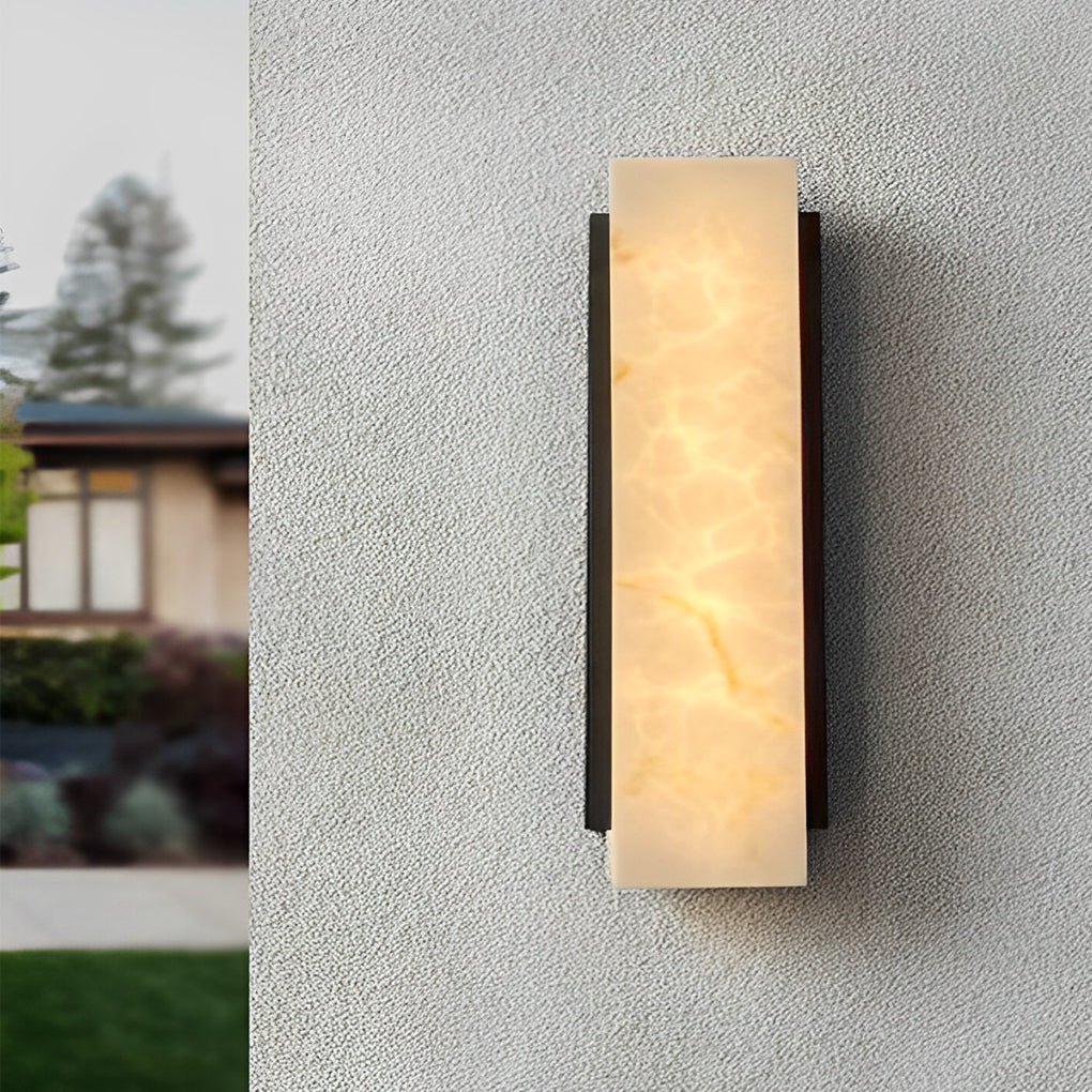 Felcia Rectangular LED Modern Steel Outdoor Wall Lights