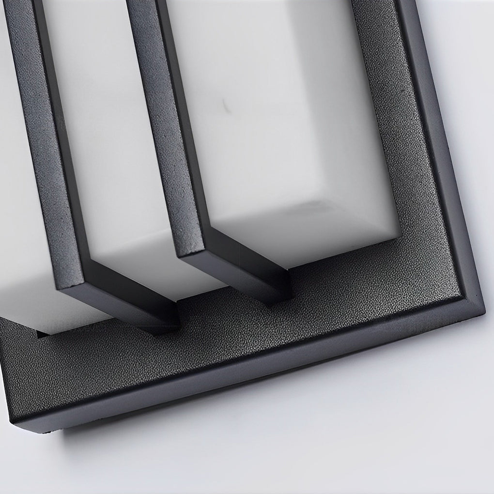 Peacul Minimalist LED Modern Resin Outdoor Wall Light