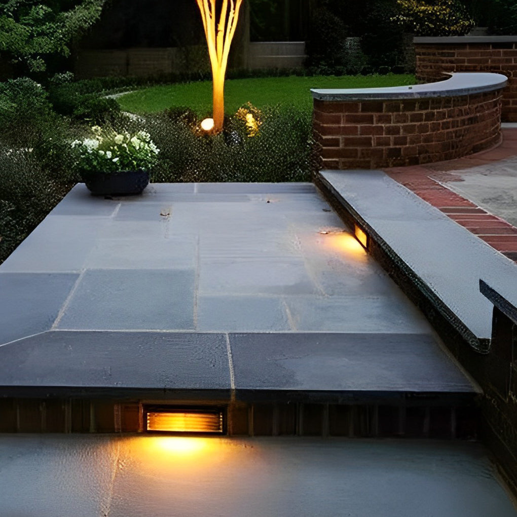 Thuder Visual Recessed LED Modern Outdoor Step Lights