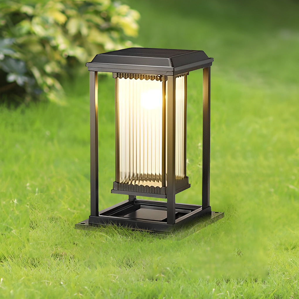 Hadley Lawn Ribbed Outdoor Pathway Lights