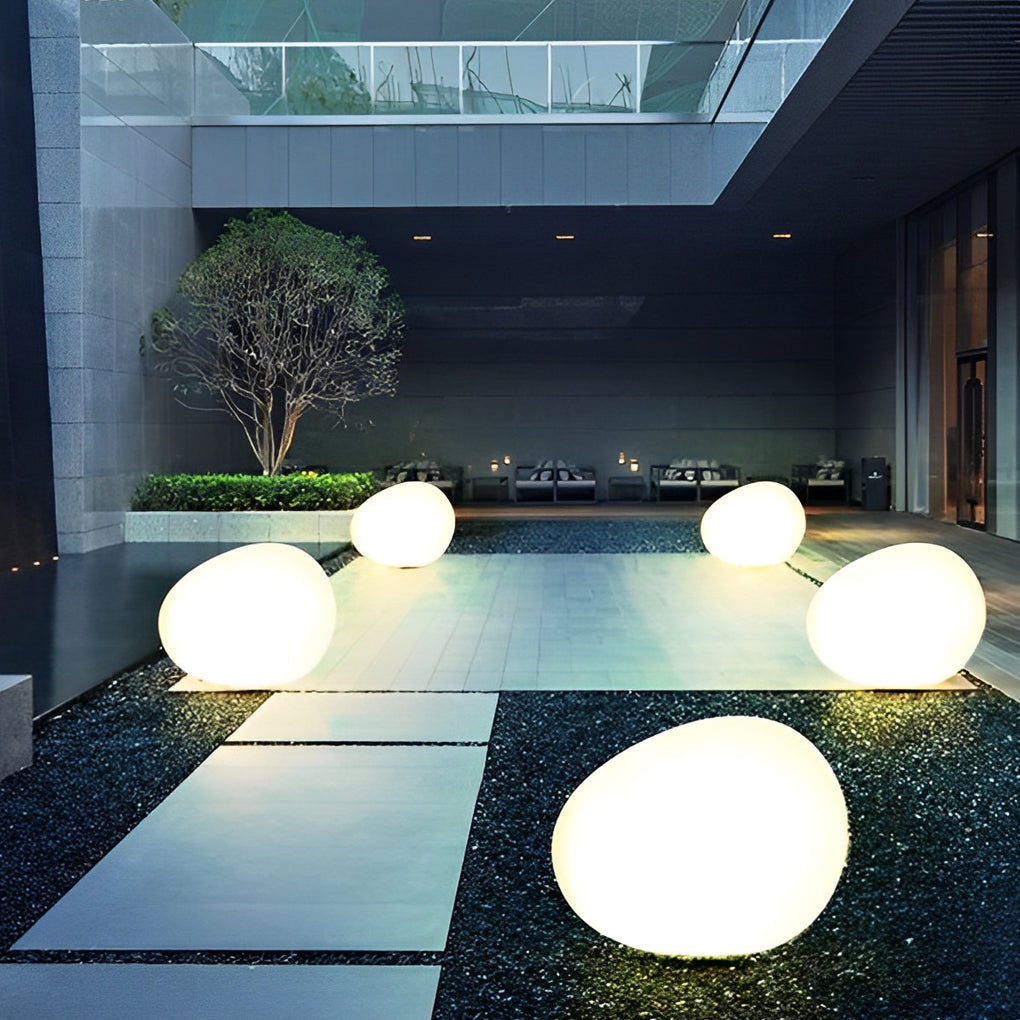 Nore Adjustable Cobblestone Plastic Outdoor Light