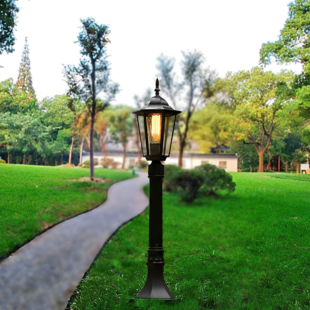 Gemsne Elegant Traditional Outdoor Post Path Light