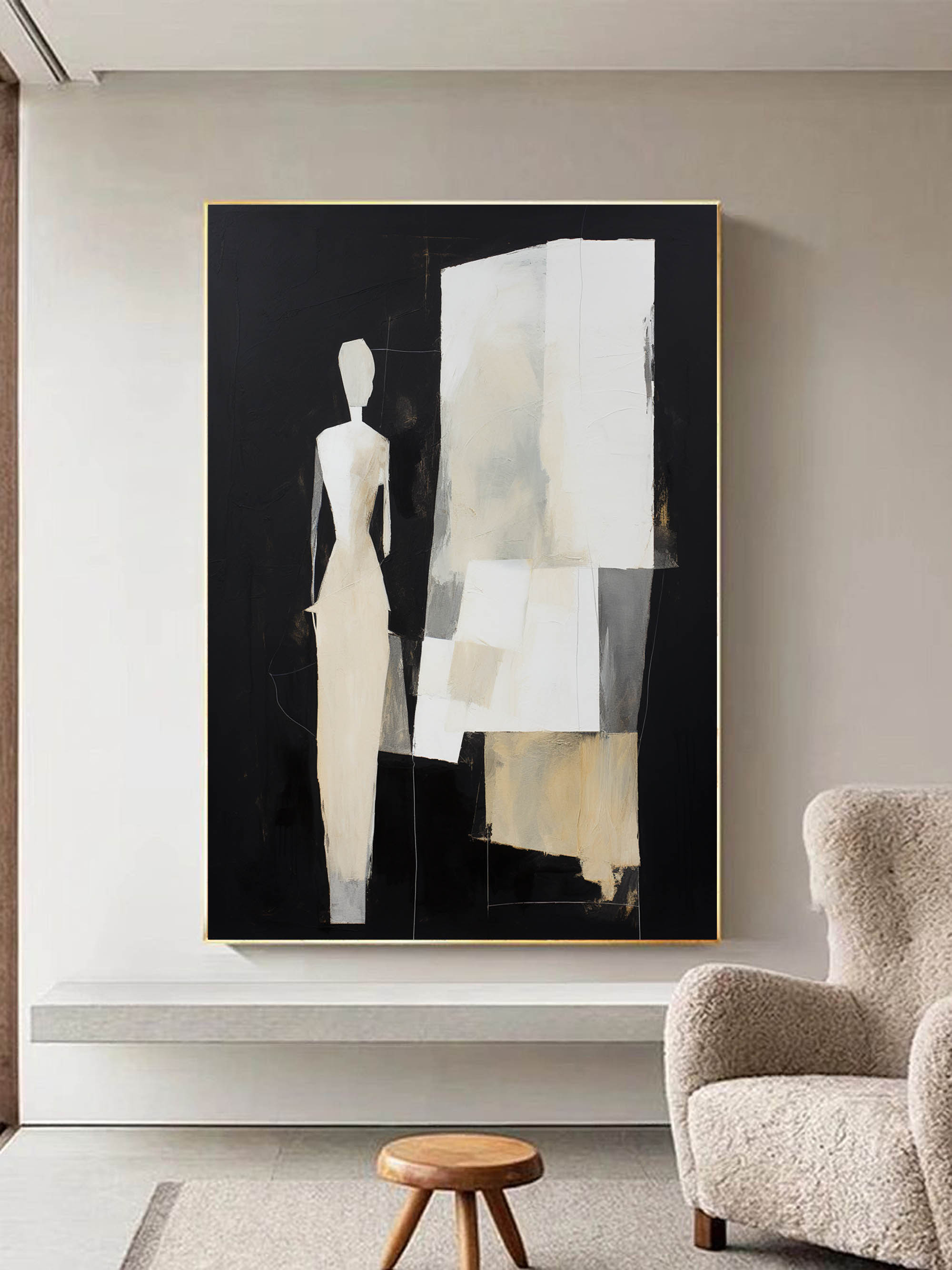 Contemporary Minimalist Art MA017 - Neutralighting
