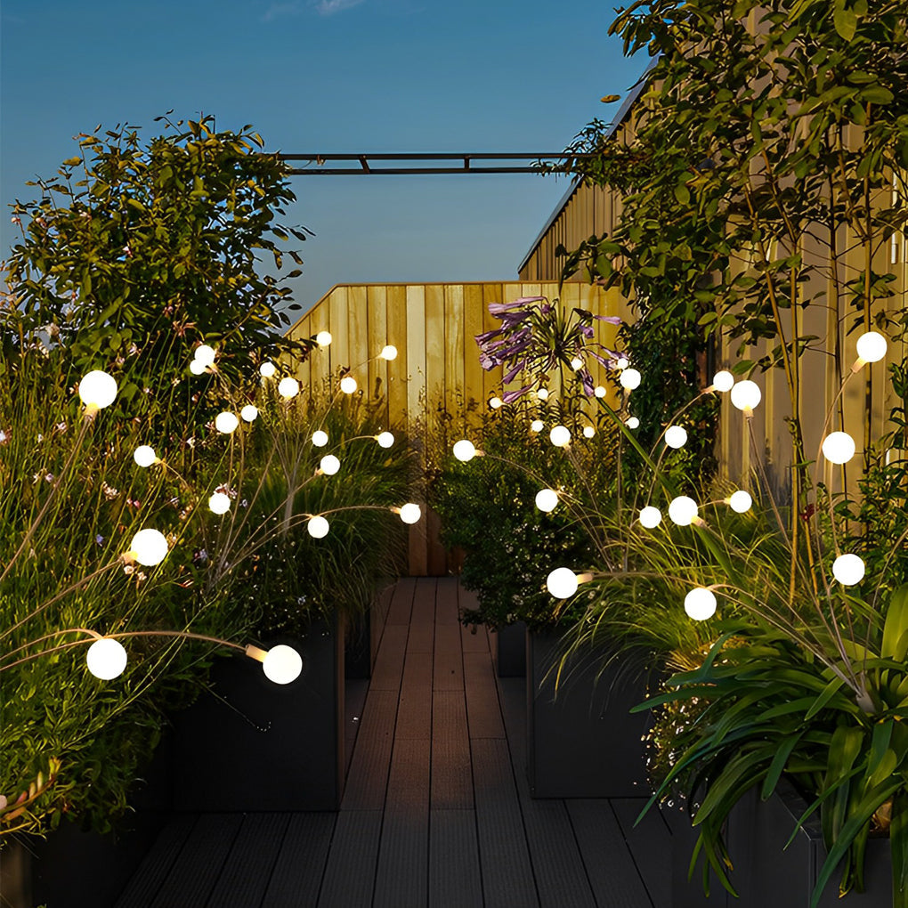 Longar Solar Firefly Eco-Friendly Steel Outdoor Light