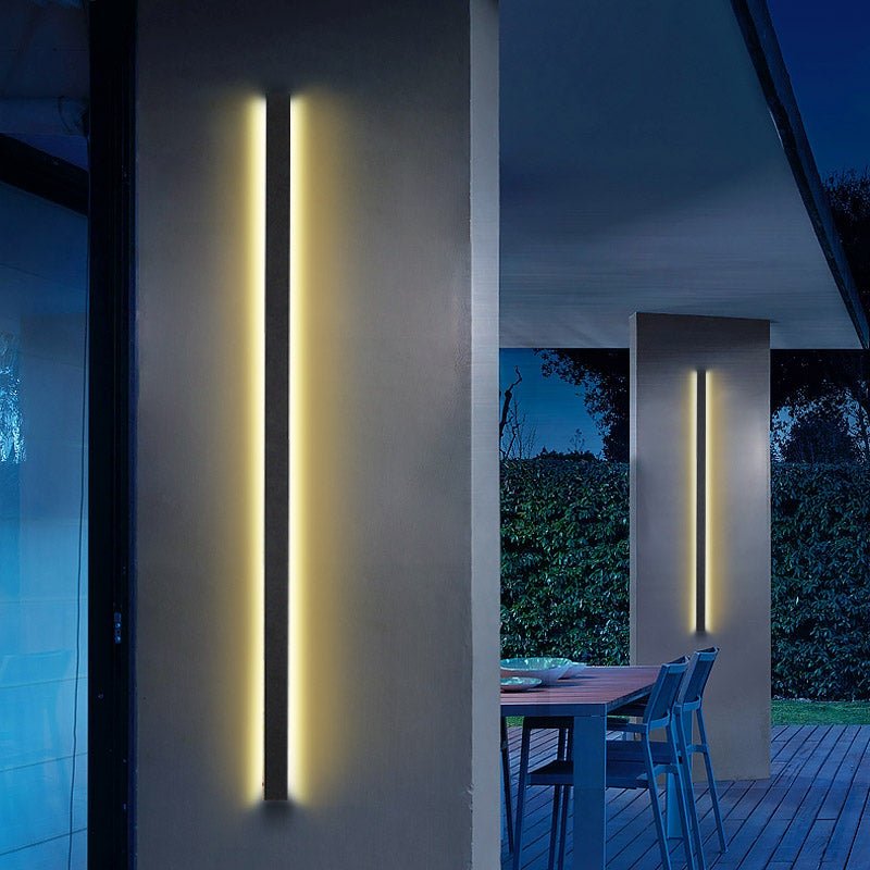 Sprike Linear Modern Outdoor Wall Porch Lights