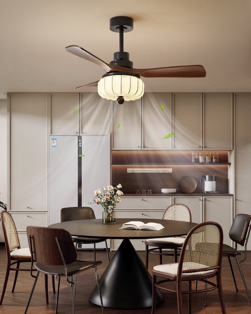 Svelk Vintage Ceiling Fan Light-Neutral Decor