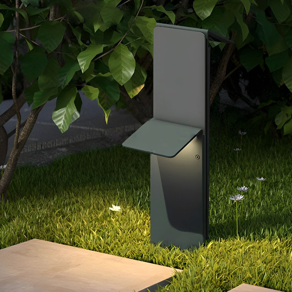Praed Modern Vertical LED Steel Outdoor Pathway Lights