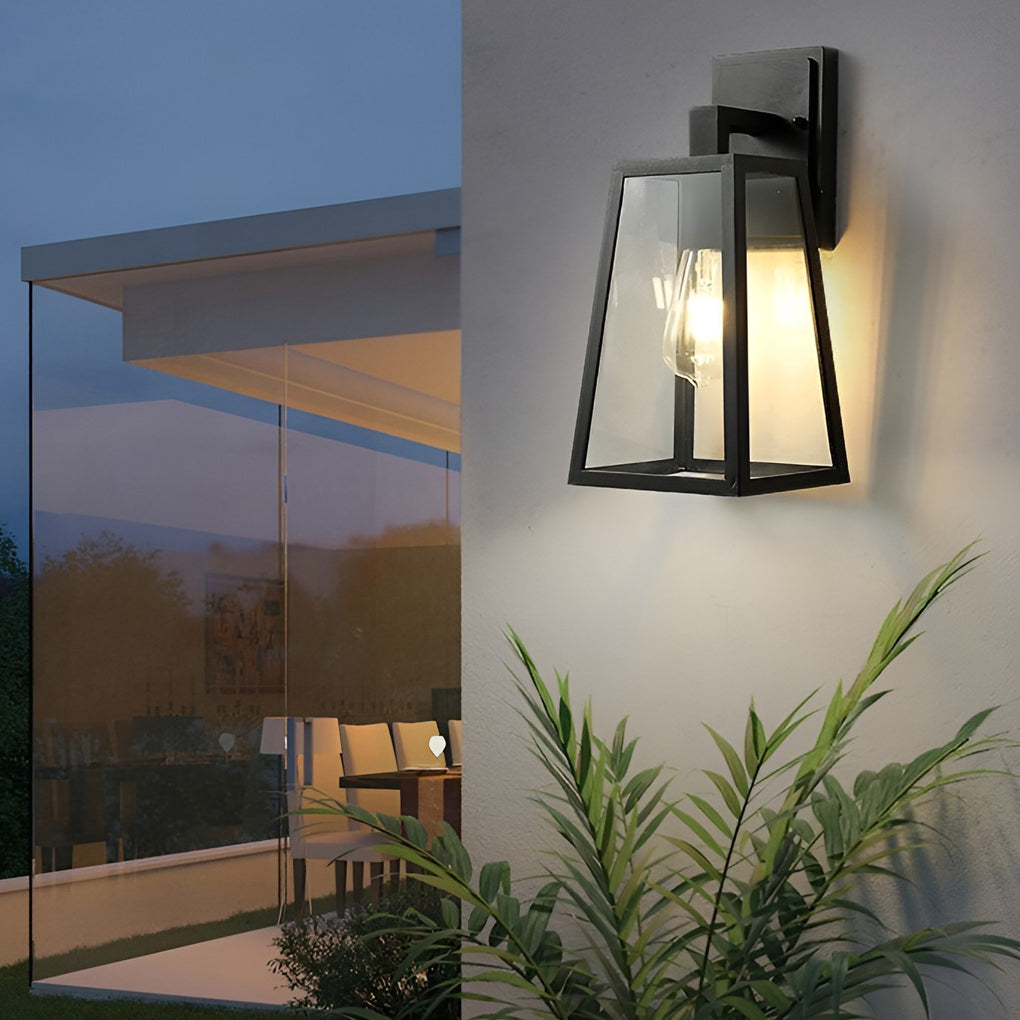 Larissa Trapezoidal LED Vintage Outdoor Wall Light