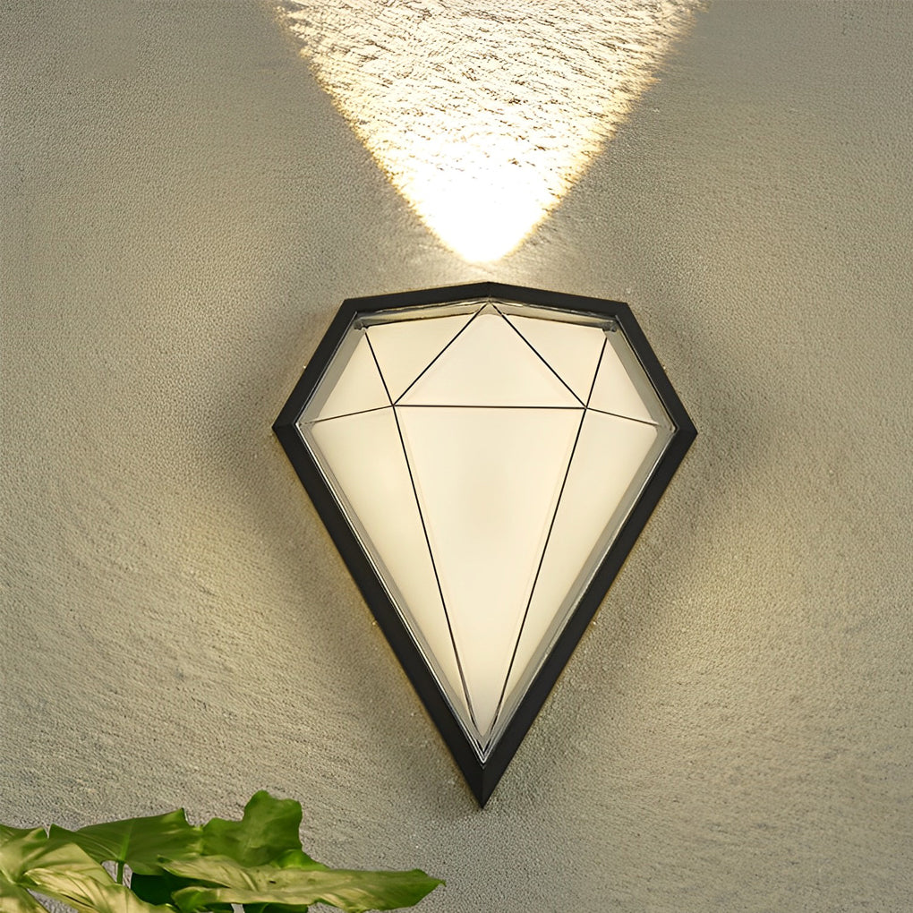 Timhea Creative Geometric LED Outdoor Wall Lamp