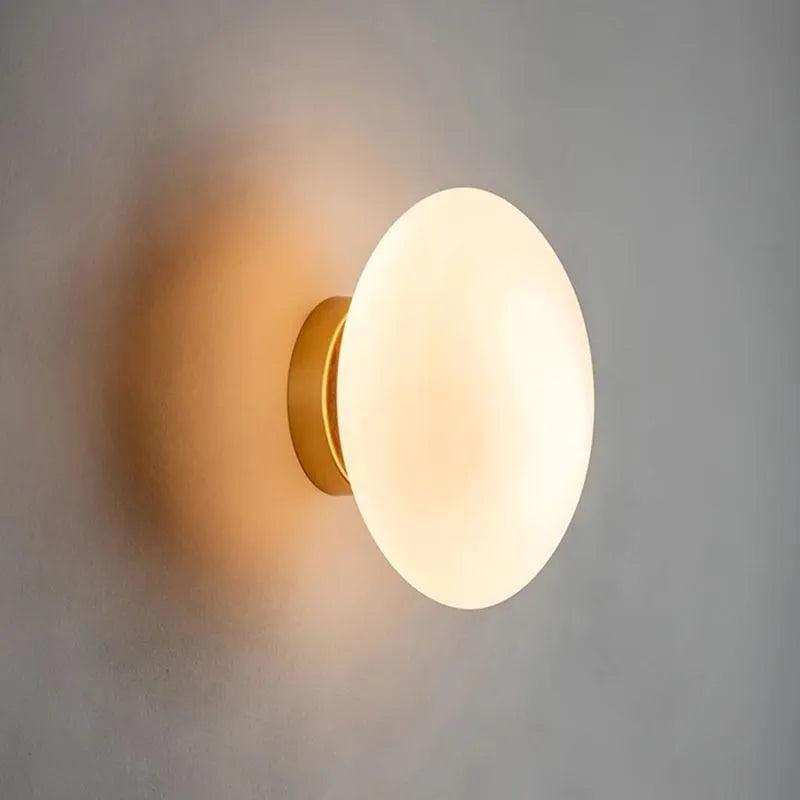 Valentina Modern Globe Shape Vanity Metal Glass LED Wall Lamp - Neutral Decor
