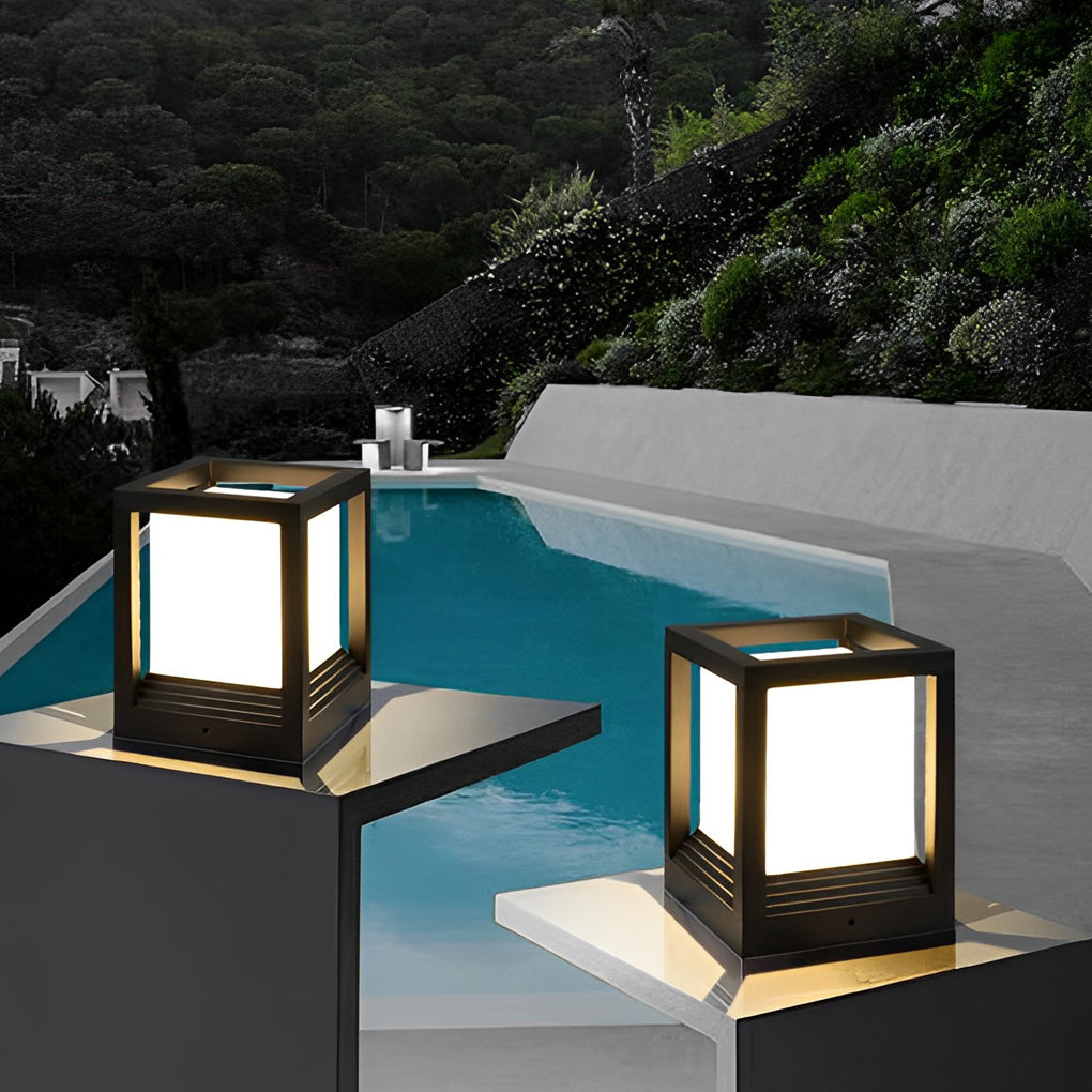 Roberta Minimalist LED Modern Outdoor Fence Post Lights