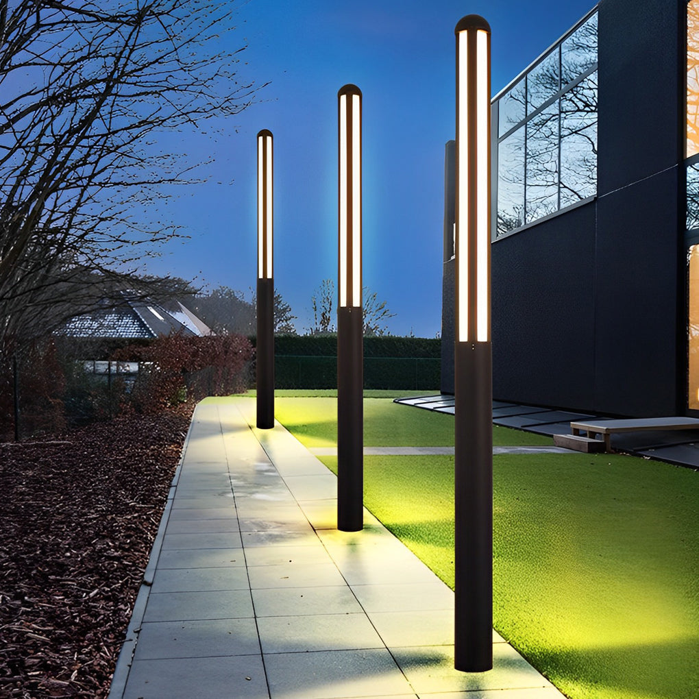 Nora Minimalist Residential Outdoor Bollard Lights