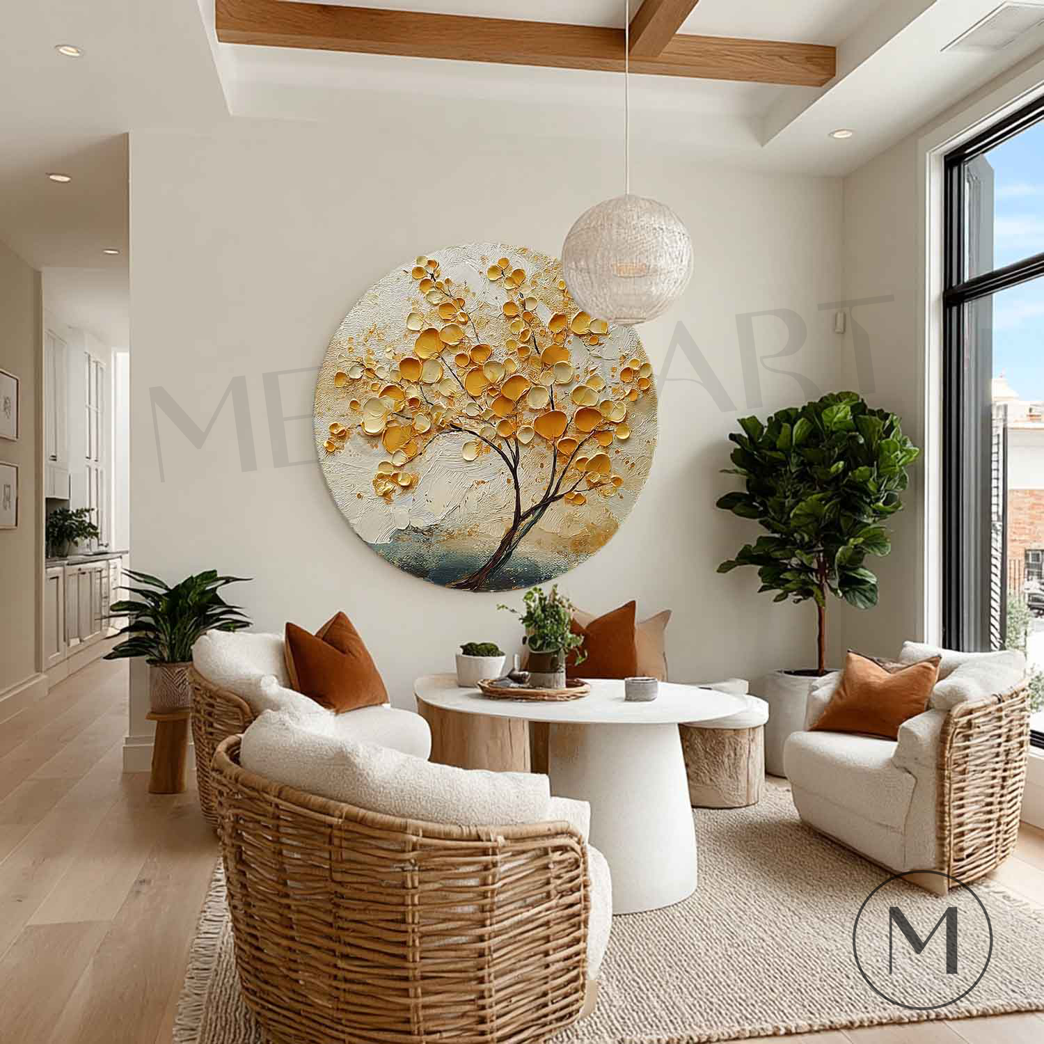 Round Wall Art RWA006 - Neutralighting
