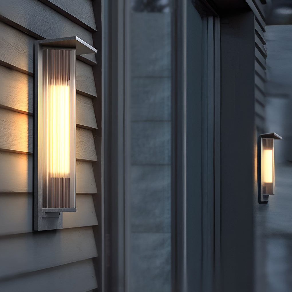 Wthy LED Solar Vintage Outdoor Wall Light