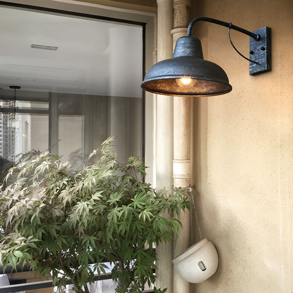 Rhe Vintage Trumpet LED Retro Outdoor Wall Lights