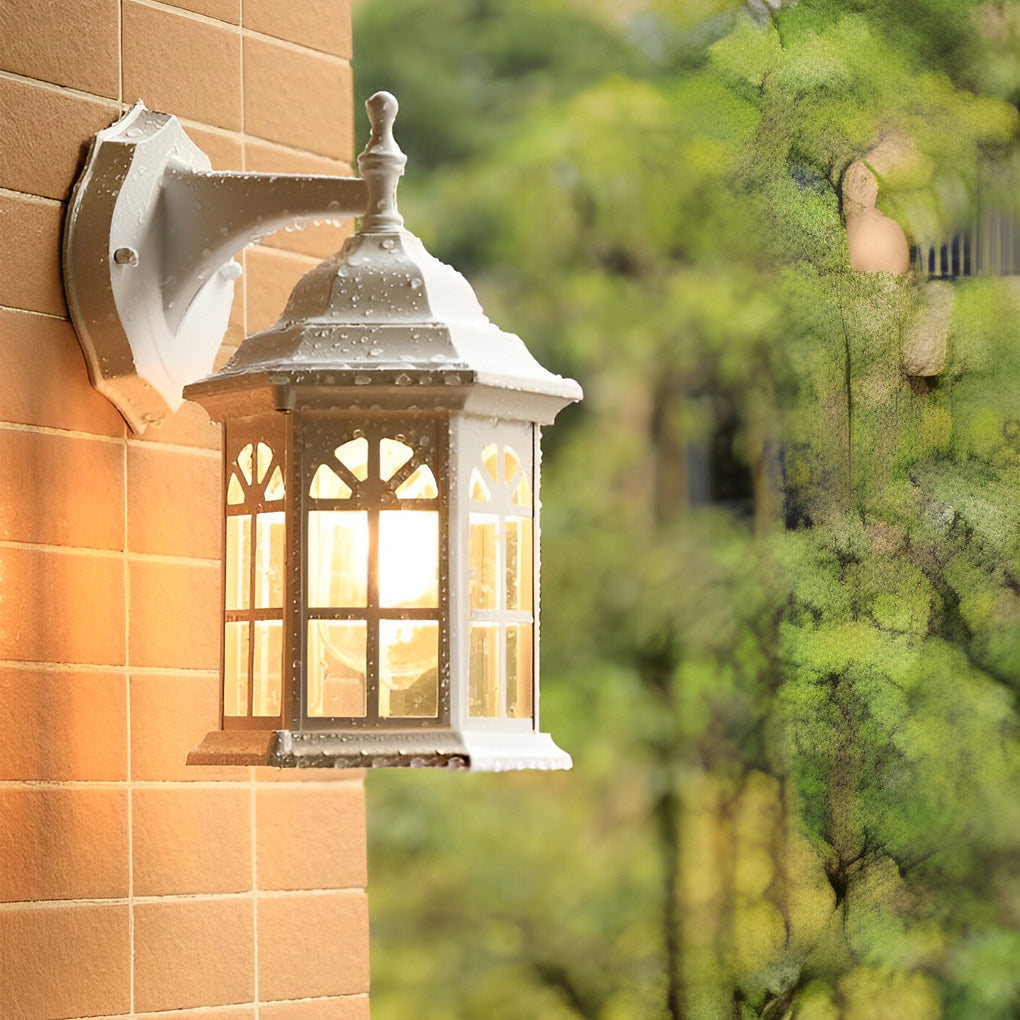 Reina Alloy LED European Outdoor Wall Lights