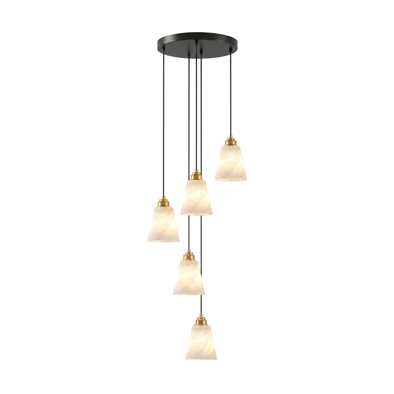 Droplet Alabaster Pendant Lamp-Neutral Decor
