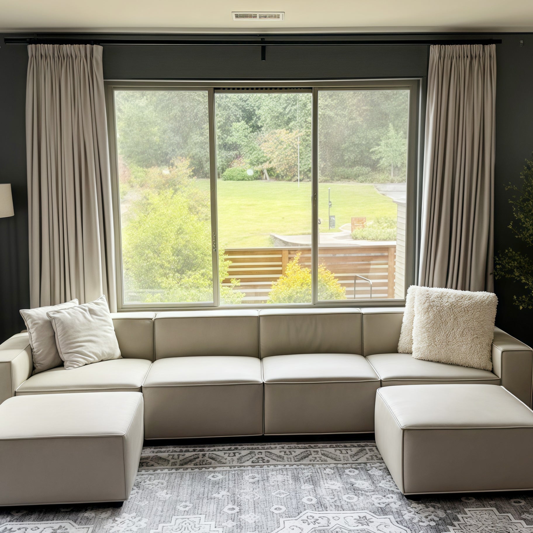 Belgian Flax Linen Blackout Curtains & Drapes-Neutral Decor