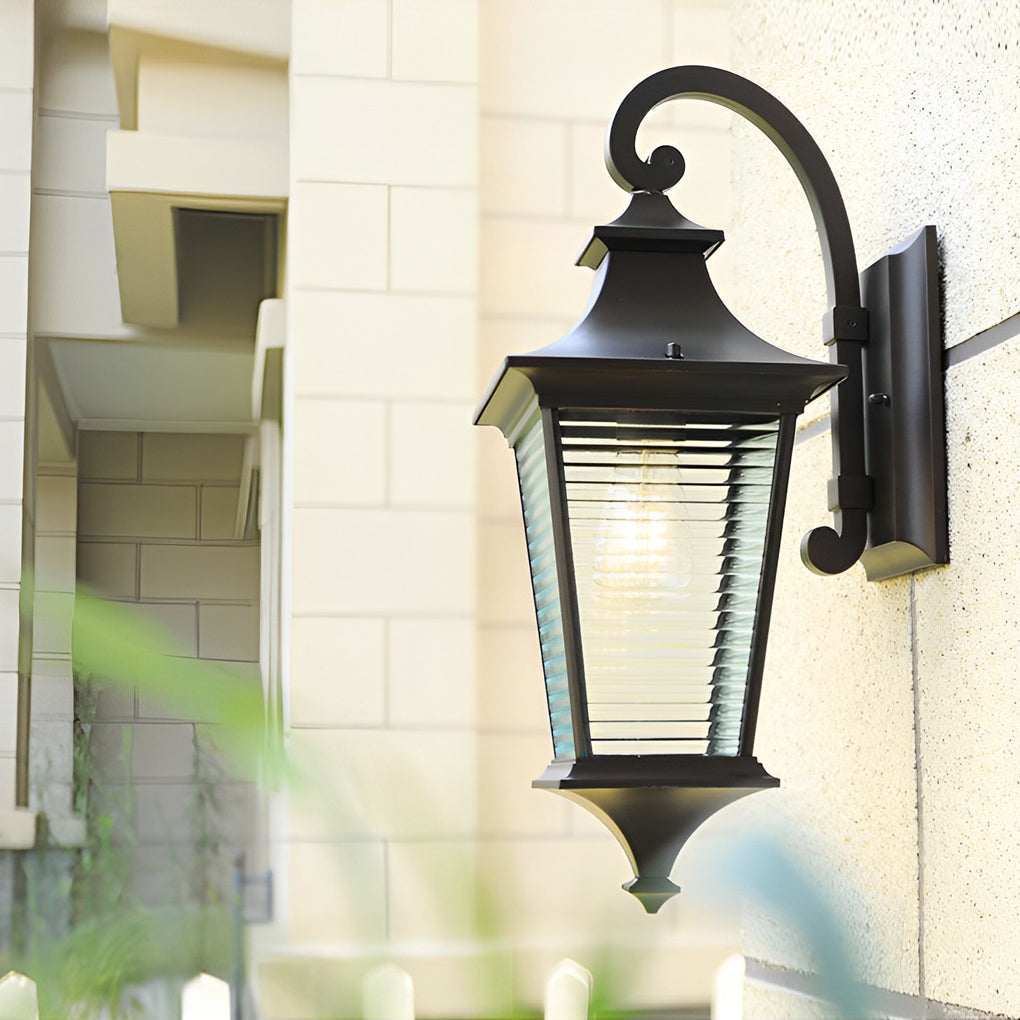 Vita Retro Creative Modern Glass Outdoor Wall Light