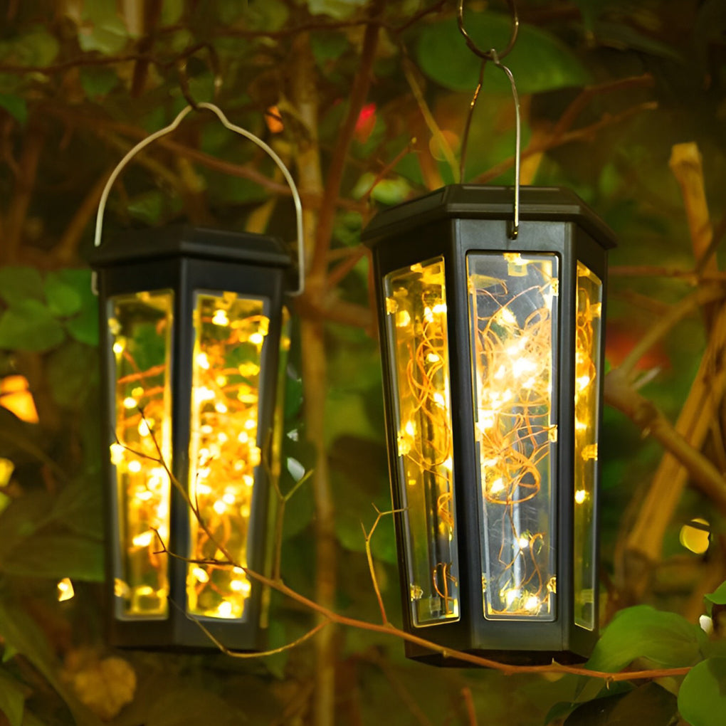 Beaice Hexagonal LED String ABS Outdoor Lawn Lights
