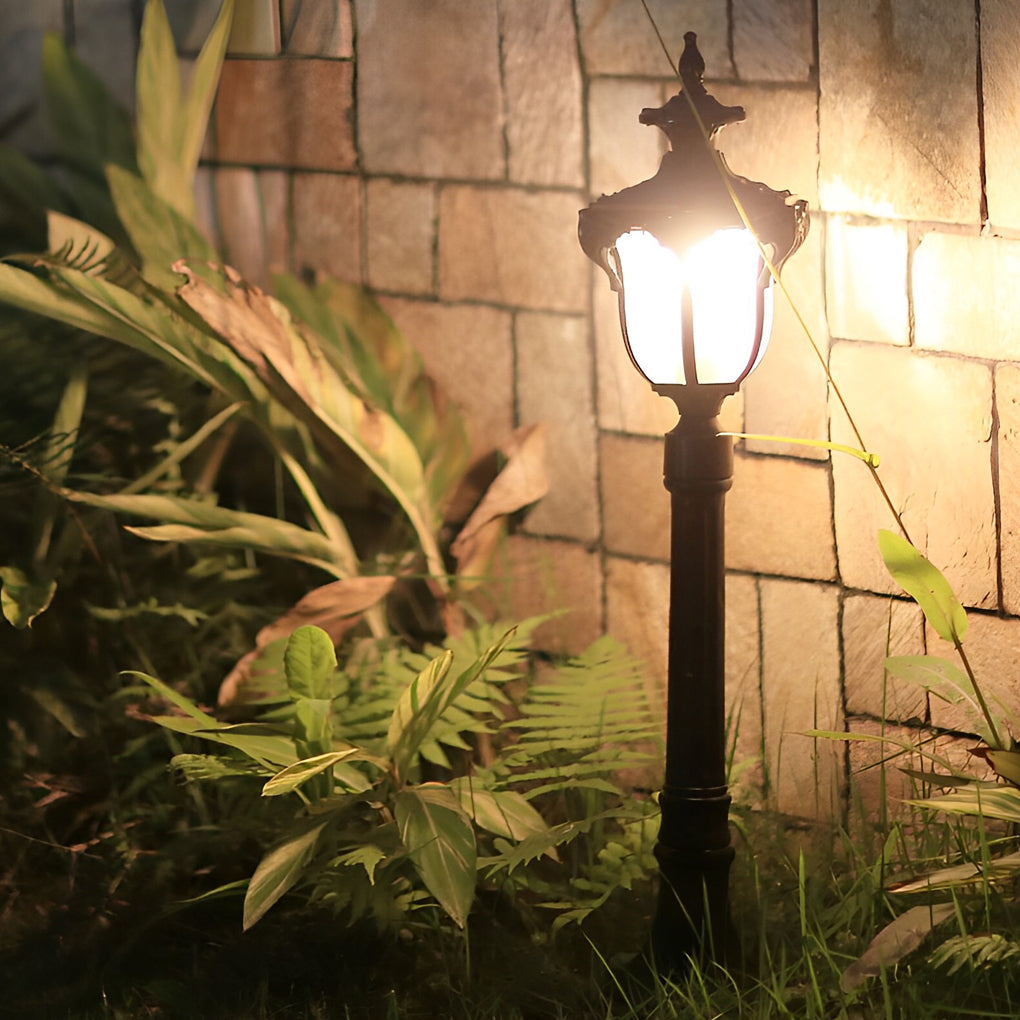 Iagine Traditional European LED Outdoor Pathway Post Lamp