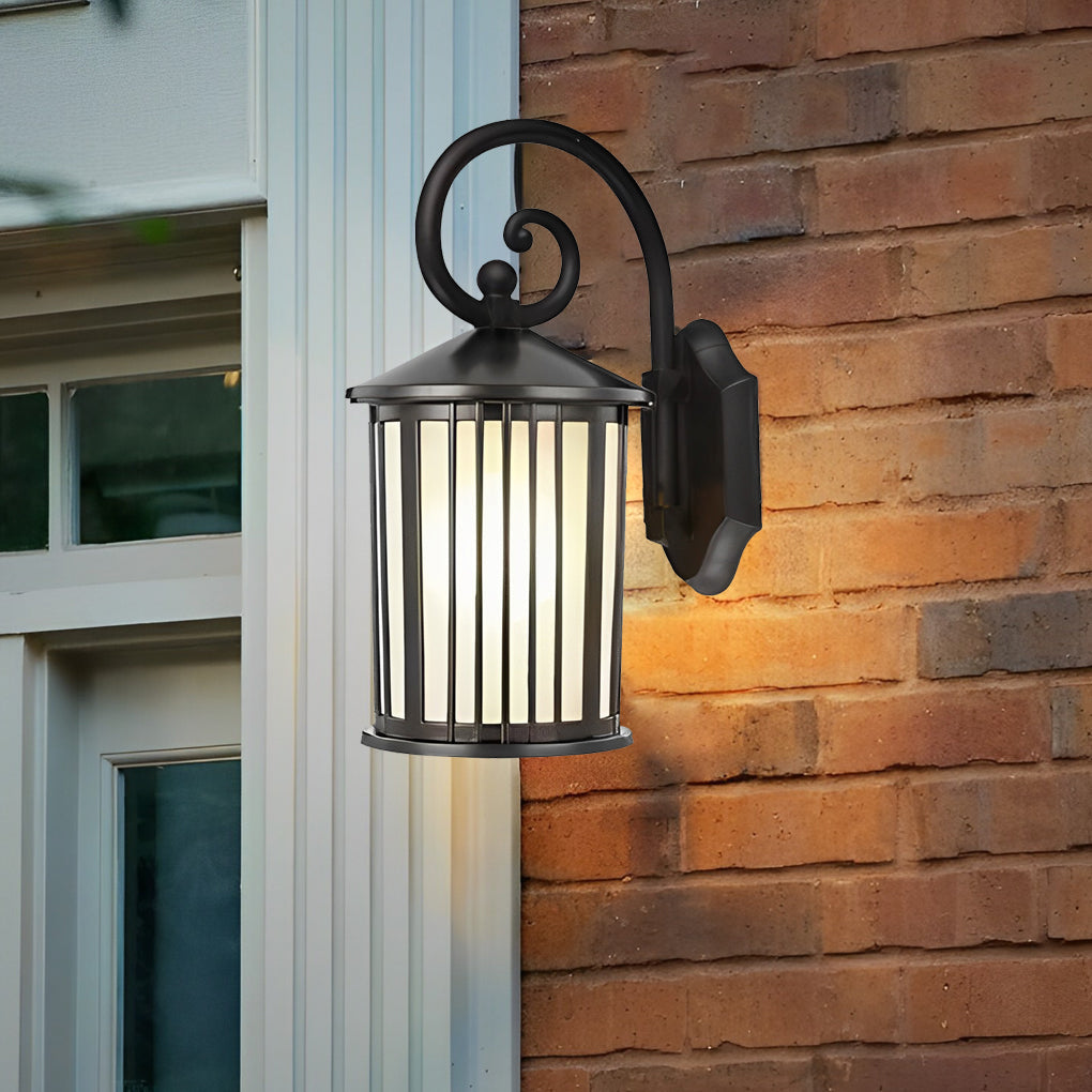 Joseph Striped Retro Outdoor Wall Lights